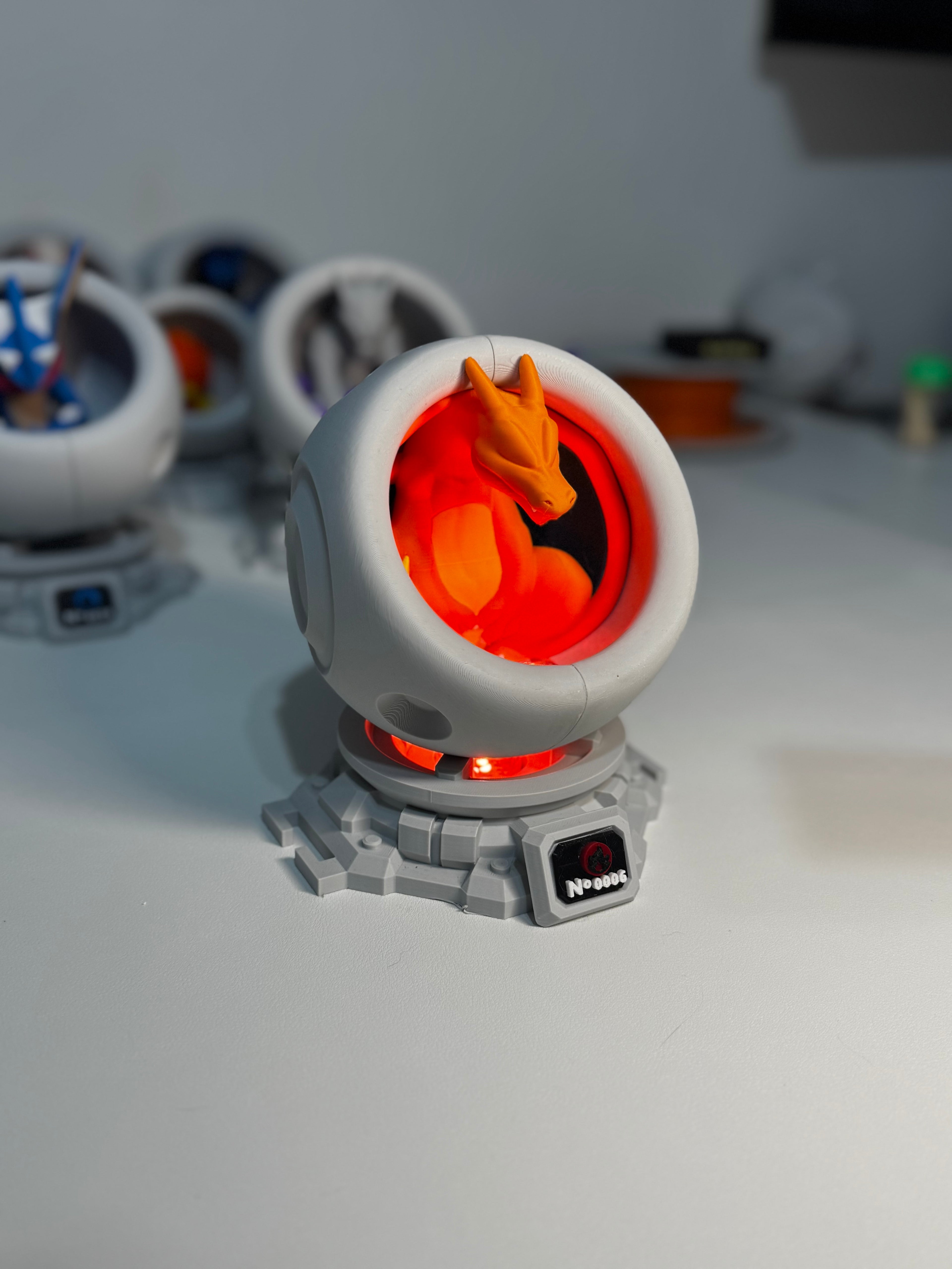 Chari-Zard LED Healing Pod