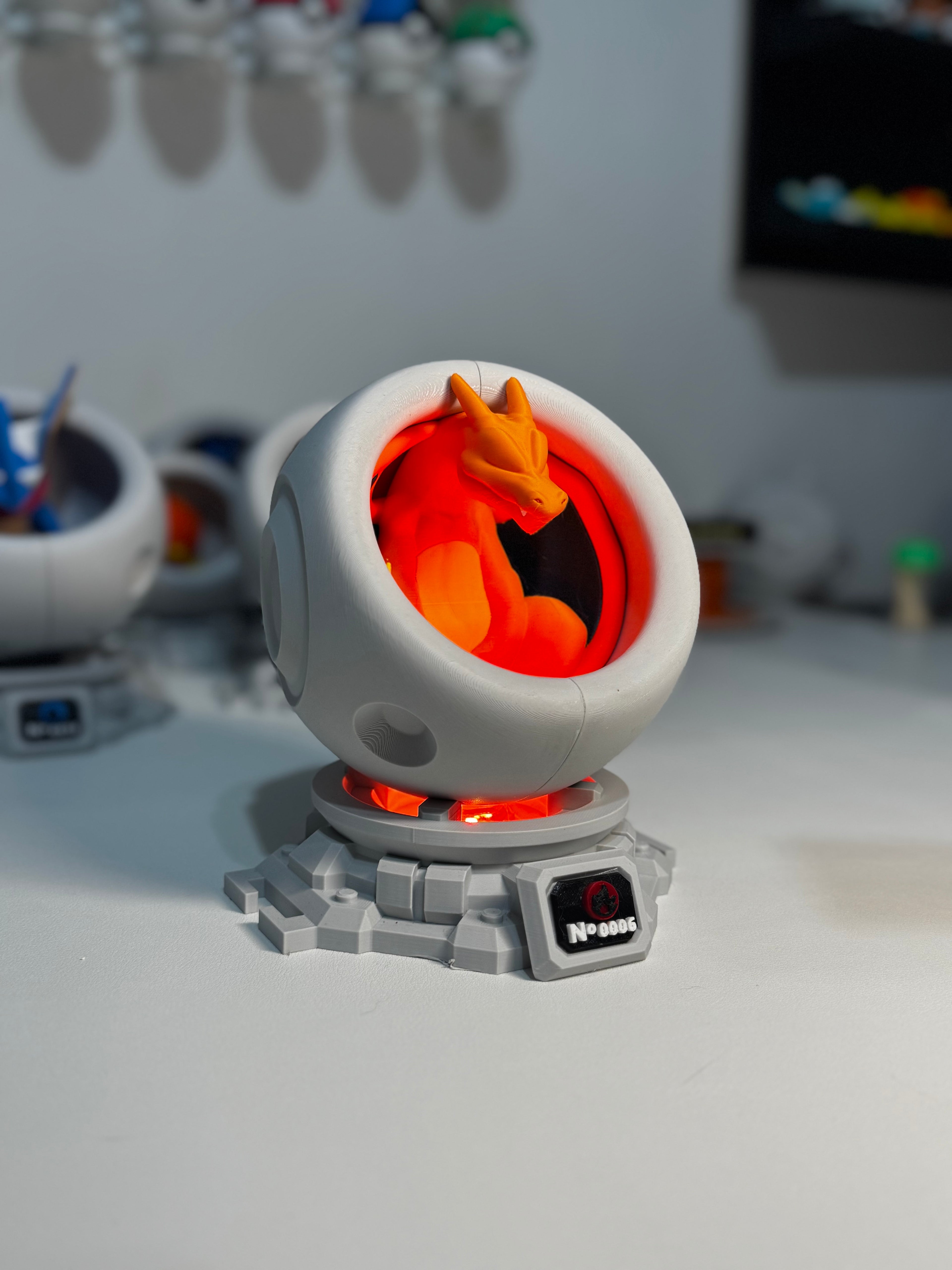 Chari-Zard LED Healing Pod