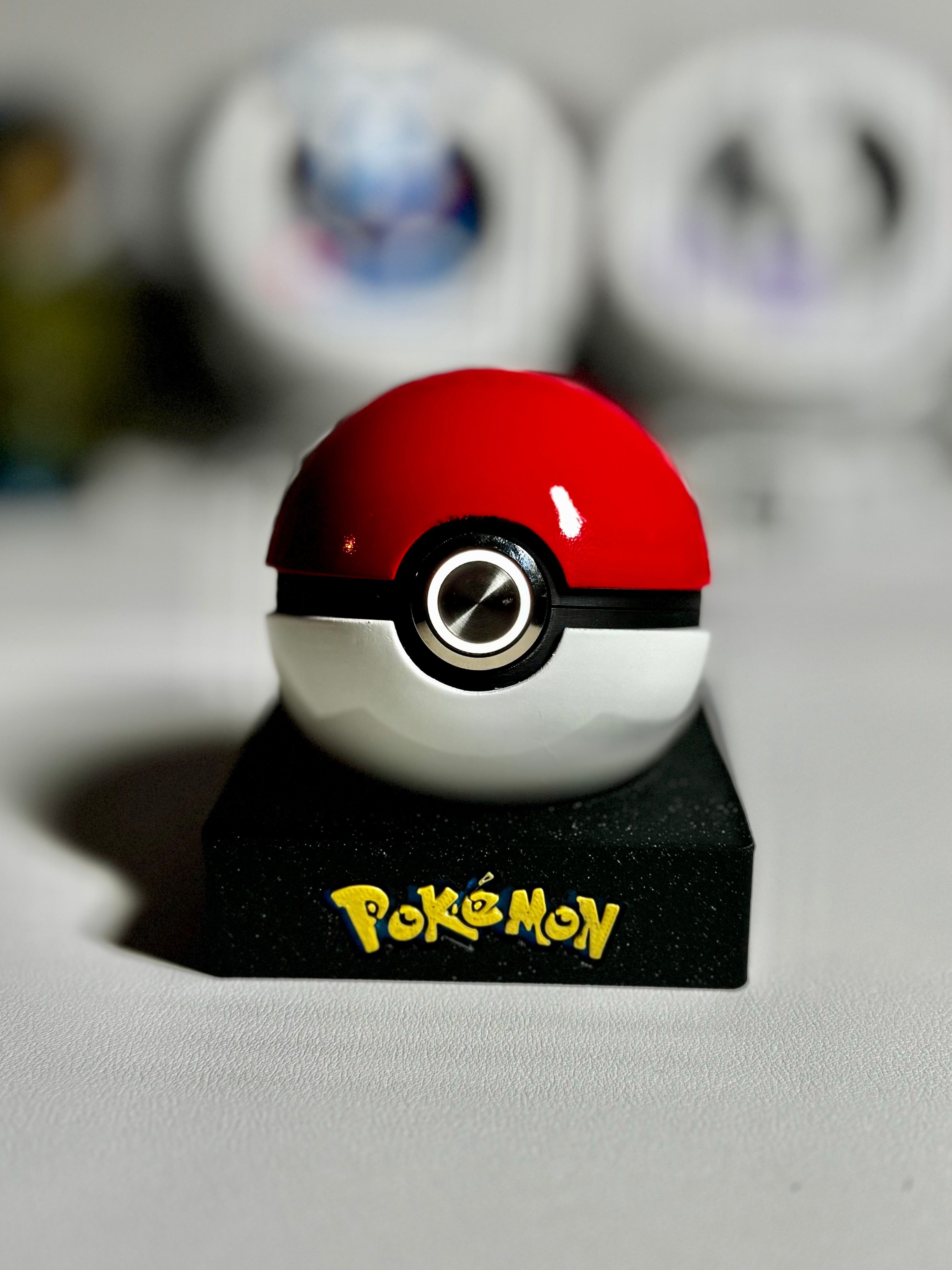 Push button LED ball