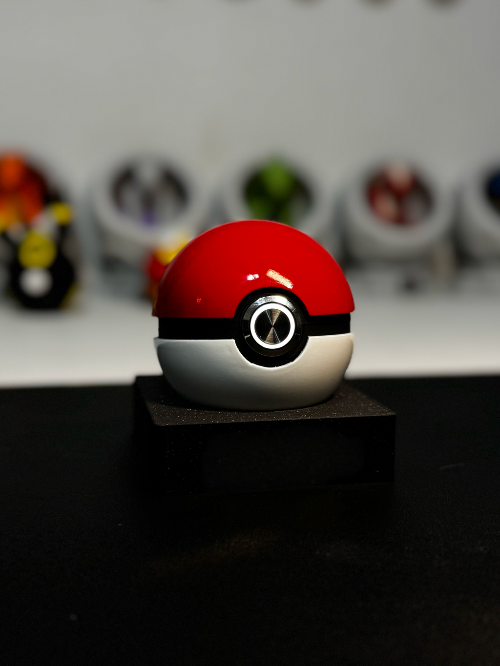 Push button LED ball