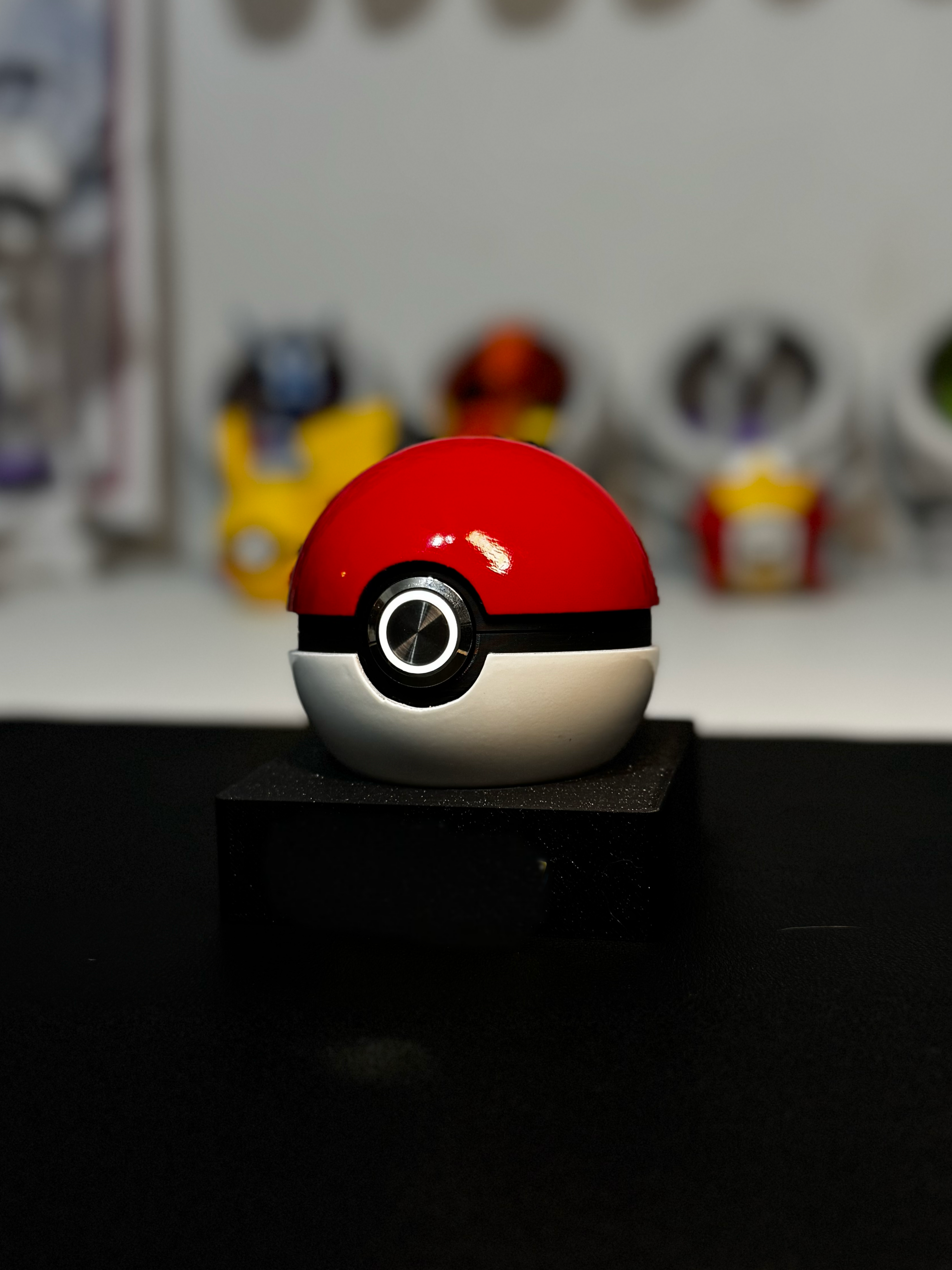 Push button LED ball