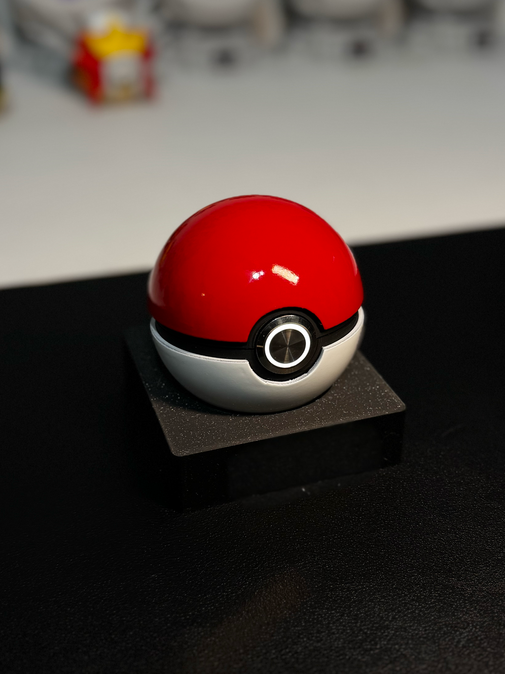 Push button LED ball